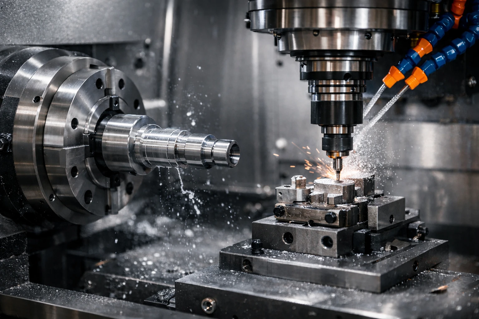 Turning and milling using advanced CNC machines at King Epoxy Emblem Co., Ltd